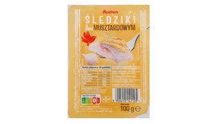 Auchan - Śledziki w sosie musztardowym - 100 g