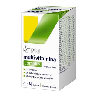 DOZ Product Multivitamina Complex, tabletki powlekane, 60 sz