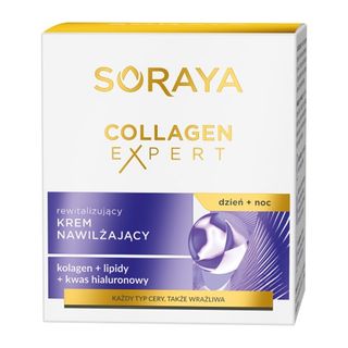 Soraya Collagen Expert Krem rewitalizujący nawilżający, 50 ml