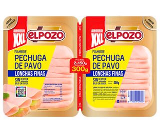 Pechuga Pavo Finas Lonchas 2X150G