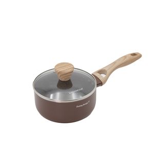 Casseruola 16 cm marrone Cooking Therapy - 1 manico e coperchio