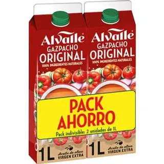 Alvalle Gazpacho Pack 2X1 L
