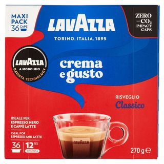 Lavazza A Modo Mio crema e gusto 36 Capsule 270 g - 8000070020221