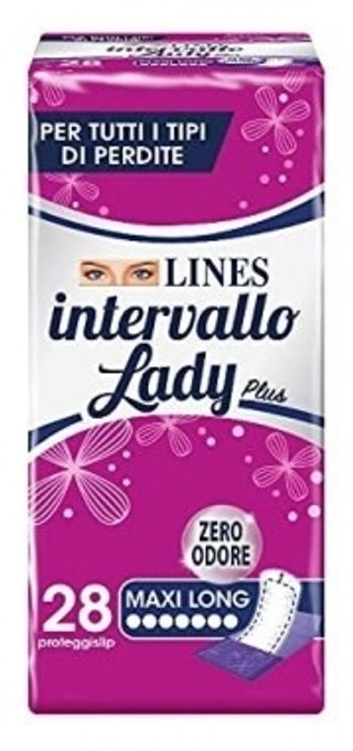 LINES INTERVALLO LADY PLUS MAXI LONG 28 PROTEGGISLIP   FAT7875