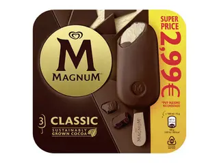 GELADO MAGNUM CLÁSSICO 3X100ML