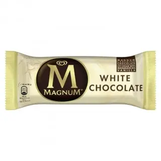 Bombón Helado De Chocolate Blanco Magnum Sin Gluten 1 Ud.