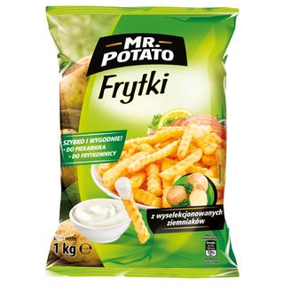 Mr. Potato Frytki karbowane, 1 kg