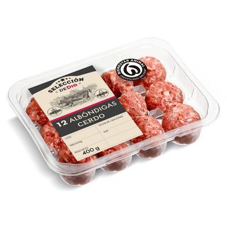 Albóndigas De Cerdo Selección De Dia Bandeja 400 G