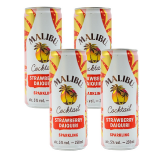 Pack x4 Malibu Strawberry Daiquiri Latas 250ml