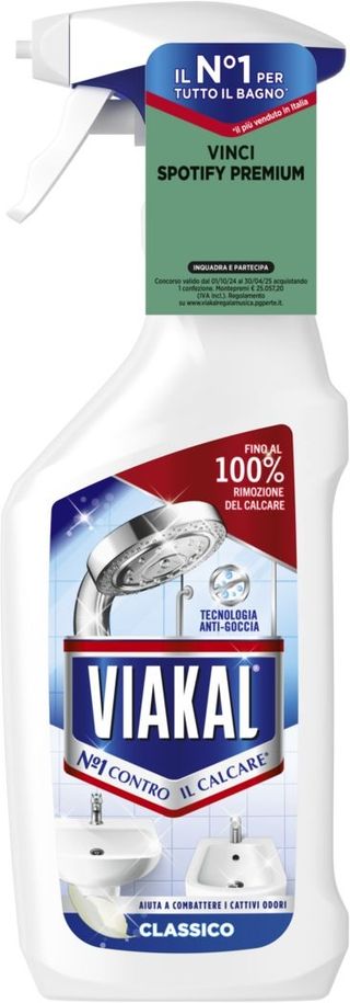 VIAKAL DETERGENTE ANTICALCARE FRESCO PROFUMO SPRAY 470ML   PRO7643
