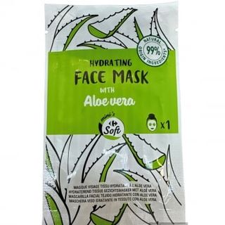Mascarilla Facial Con Aloe Vera Soft Carrefour 1 Ud.