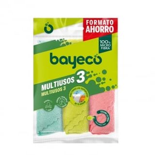 Set 3 Bayetas Multiusos Microfibra Bayeco