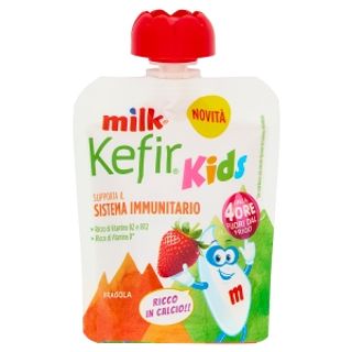 Milk Kefir Kids Pouch Fragola 80G