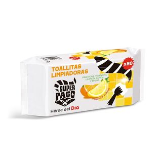 Toallitas Limpiadoras Multiusos Dia Super Paco Envase 80Uds.