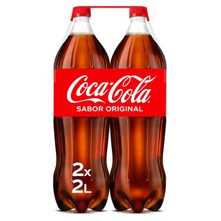 Refresco Cola Bipack Coca Cola 2 X 2L