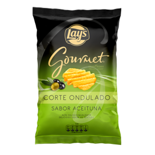 LAY´S Patatas Gourmet Corte Ondulado Aceituna 150G Lay´S