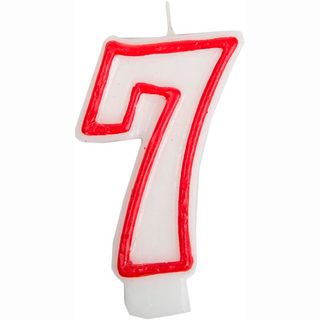 Partygram Vela deluxe número 7