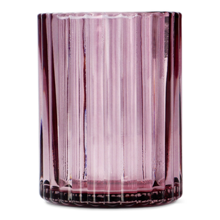 Portaspazzolino - In Vetro Rosa - 3056069