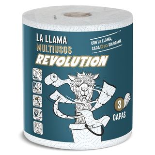 Papel Multiusos Revolution 3 Capas La Llama Dia Bolsa 1 Unidad