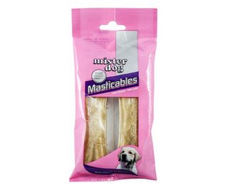 Hueso Masticable de Vacuno de 11 Centímetros Perros 2 Uds. de 45 G.