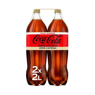 Refresco Cola Zero Zero Bipack Coca Cola 2X2 L