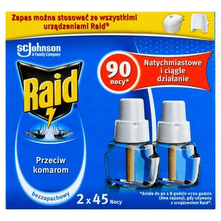 Raid Płyn owadobójczy przeciw komarom zapas bezzapachowy (2 x 27 ml) 54 ml