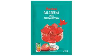 Auchan - Galaretka o smaku truskawkowym - 71 g