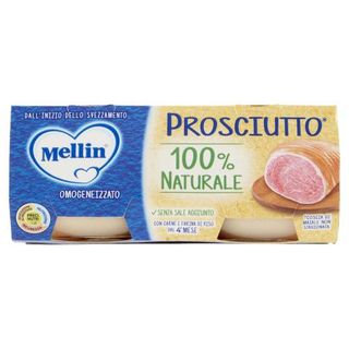 Mellin Prosciutto* 100% Naturale Omogeneizzato 2 X 80 G - 159863
