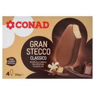 CONAD Gran Stecco Classico 4 Pezzi 316 g - 8003170046894