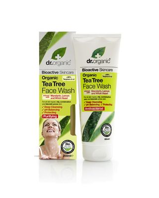 Gel Limpiador Facial con Árbol de Té 200ml Dr.Organic