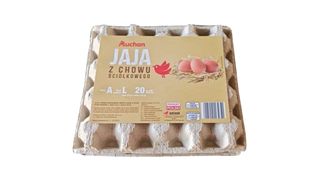 Auchan - Jaja ściółkowe rozmiar L - 20 sztuk