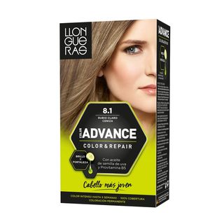 LLONGUERAS Tinte Rubio Claro Ceniza Advance, Nº8.1, Ud