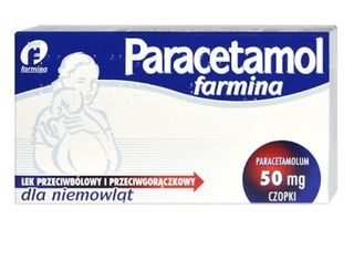 Paracetamol Farmina 50 mg 10 czop.