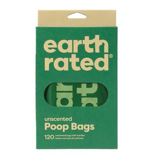 Earth Rated Easy Tie Bolsas con asas para heces de perro