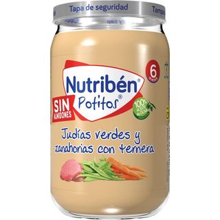 NUTRIBEN Tarrito Ternera Con Judías Verdes Y Verdura 235 G