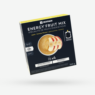 Especialidad Energética De Frutas, Manzana Y Plátano 4 X 90 G Talla Única .