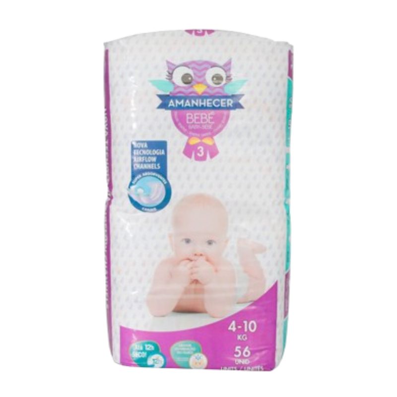 Amanhecer Resguardo Muda Fraldas Bebé 60x60 20un