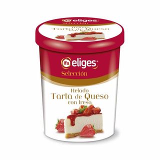 Helado Tarrina Tarta De Queso Con Fresa Ifa Eliges