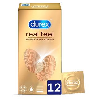 Durex Real Feel Preservativo Sin Latex 12 U