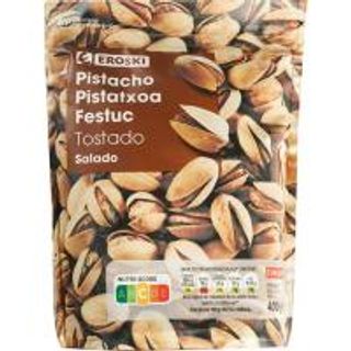Pistachos Tostados-Salados Eroski, Bolsa 400 G (17484387)