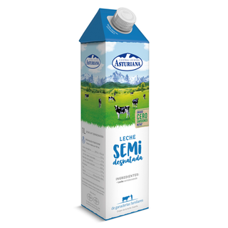 Leche Semidesnatada Central Lechera Asturiana 1 L