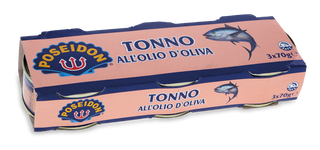 Tonno all'Olio di Oliva Poseidon 3x70g