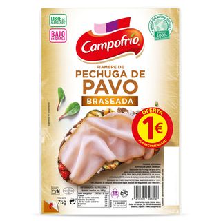 Pechuga De Pavo Braseado Campofrío Sobre 70 G