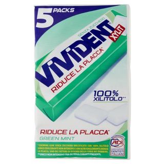 Vivident Xylit Green Mint 5 Packs 67,5 G - 300678