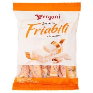 Crunchy Almond Nougat Vergani 130g