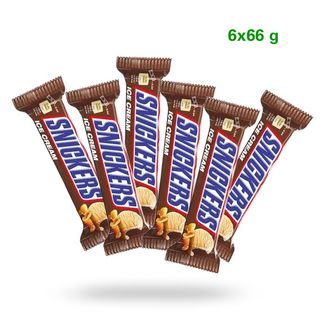 Zestaw 6x Snickers Lodowy Baton 66G