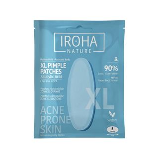 Mascarilla Iroha Nature Xl Pimple Patches Con Ácido Salicílico, Árbol De Té Y Cica (5 Uds) (306902)