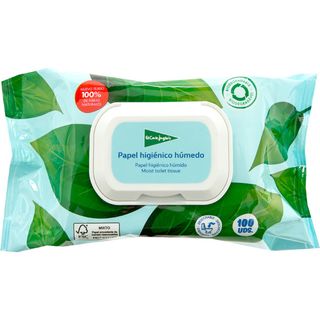 Papel Higiénico Húmedo 100 Uds.