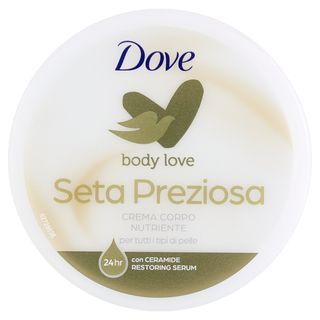 Dove body love Seta Preziosa Crema Corpo Nutriente per tutti i tipi di pelle 300 ml