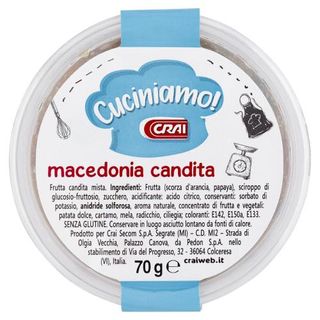 Crai Cuciniamo! macedonia candita 70 g